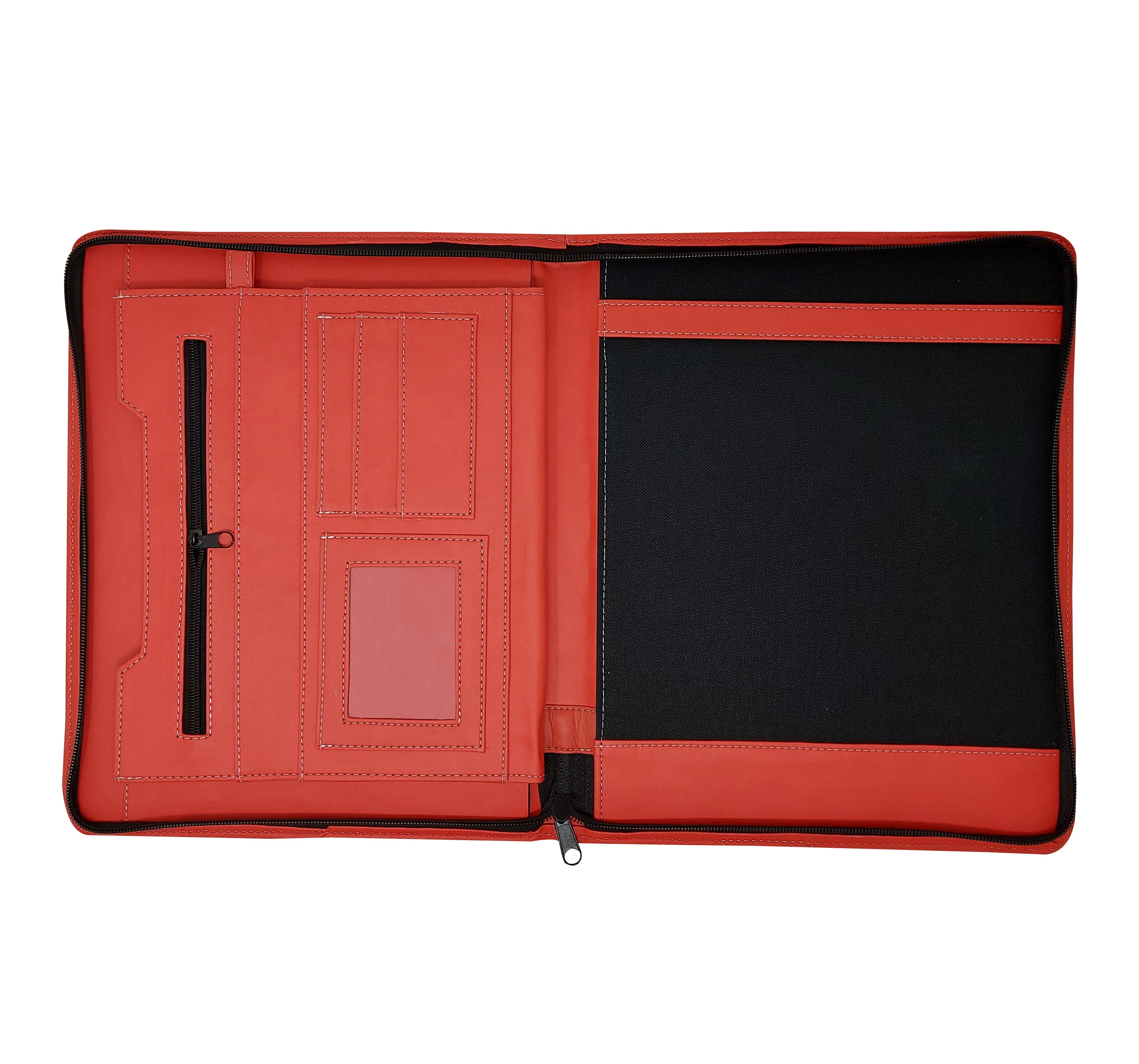 Carpeta ejecutiva carta bitono portablock con bolsillos de color rojo, fabricada con materiales de primera calidad en México. Ideal para organizar documentos de oficina y presentaciones. Entrega inmediata y atención personalizada. Carpeta ejecutiva carta bitono portablock con bolsillos de color rojo, fabricada con materiales de primera calidad en México. Ideal para organizar documentos de oficina y presentaciones. Entrega inmediata y atención personalizada.